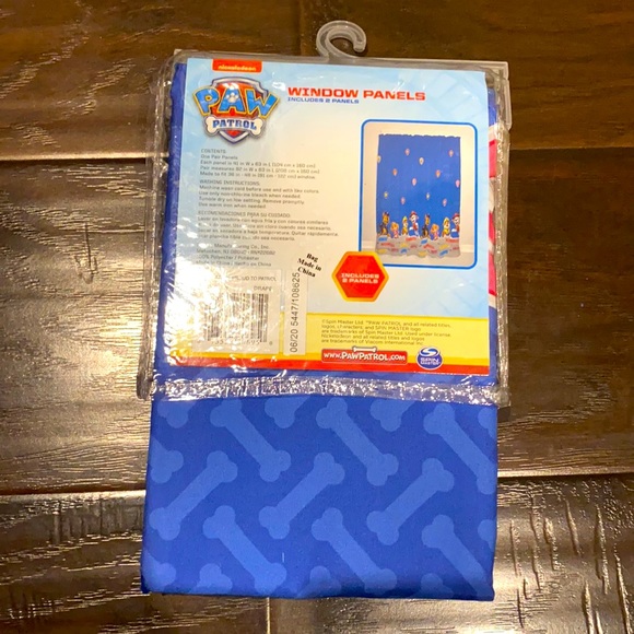 Nickelodeon Paw Patrol 2 Window Panels NIP - Picture 2 of 7